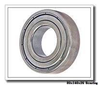 80 mm x 140 mm x 26 mm  ISO NP216 cylindrical roller bearings