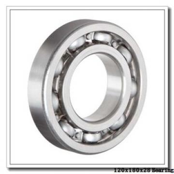 120 mm x 180 mm x 28 mm  NACHI 7024DT angular contact ball bearings