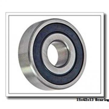 15 mm x 42 mm x 13 mm  KOYO 1302 self aligning ball bearings