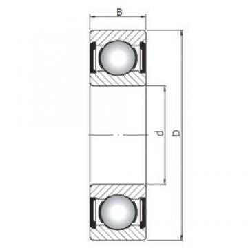 170 mm x 310 mm x 52 mm  ISO 6234 ZZ deep groove ball bearings
