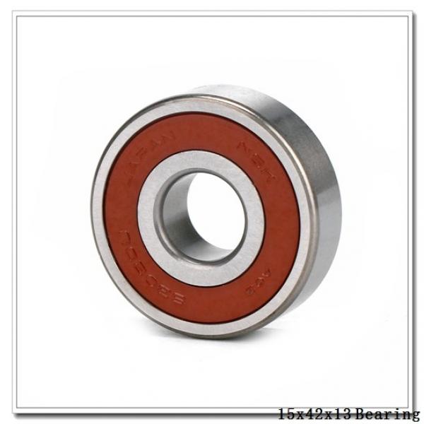 15 mm x 42 mm x 13 mm  NSK 7302 B angular contact ball bearings #1 image