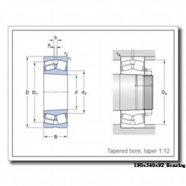 190 mm x 340 mm x 92 mm  ISO NF2238 cylindrical roller bearings #1 image