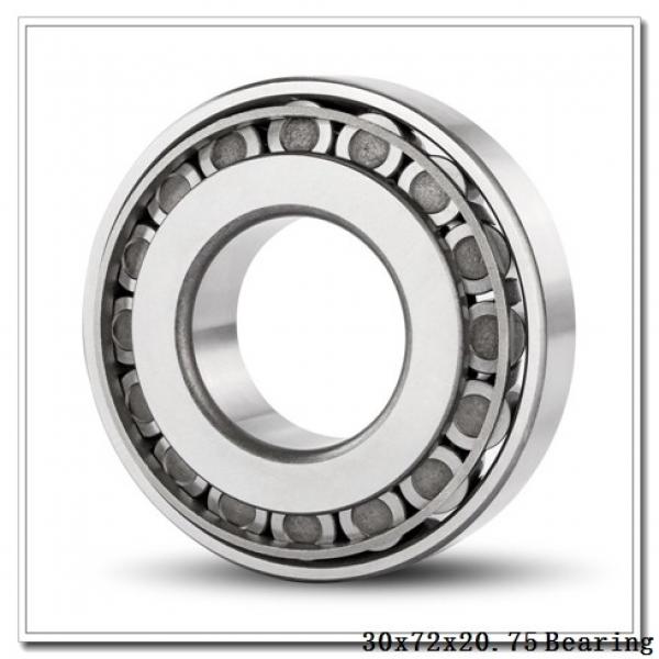 30 mm x 72 mm x 19 mm  FBJ 30306 tapered roller bearings #1 image