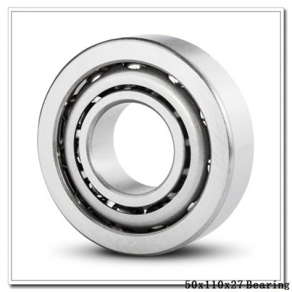50 mm x 110 mm x 27 mm  NACHI 7310BDB angular contact ball bearings #1 image