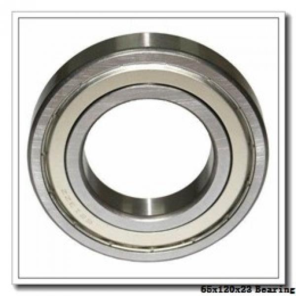 65 mm x 120 mm x 23 mm  NKE 6213-NR deep groove ball bearings #1 image
