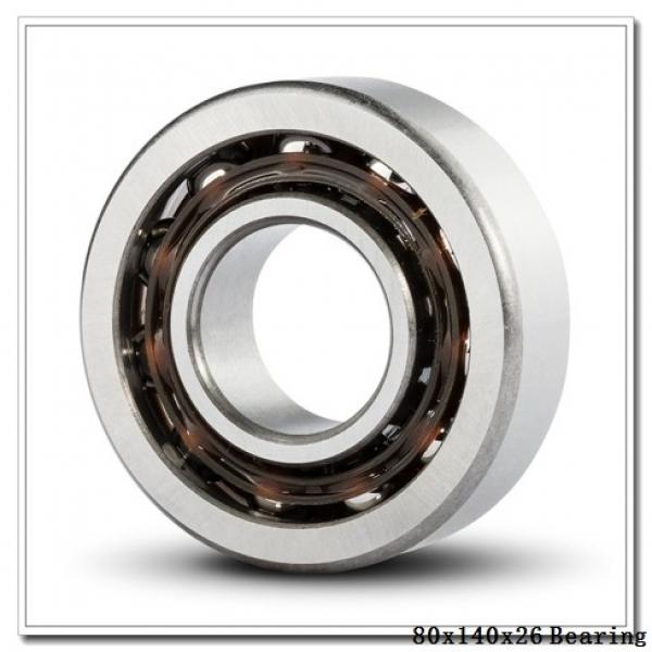 80 mm x 140 mm x 26 mm  NKE NU216-E-MA6 cylindrical roller bearings #2 image