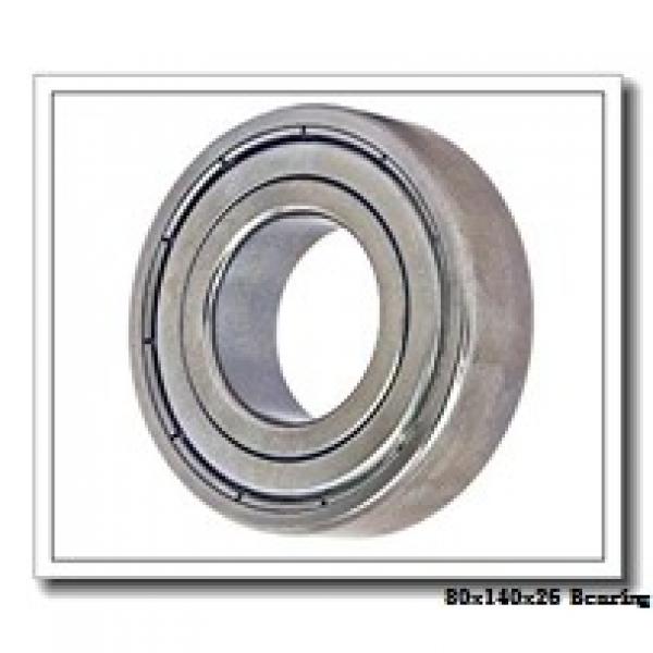 80 mm x 140 mm x 26 mm  ISB QJ 216 N2 M angular contact ball bearings #2 image