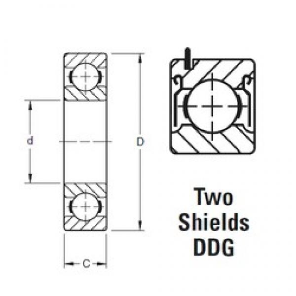 50 mm x 110 mm x 27 mm  Timken 310KDDG deep groove ball bearings #3 image