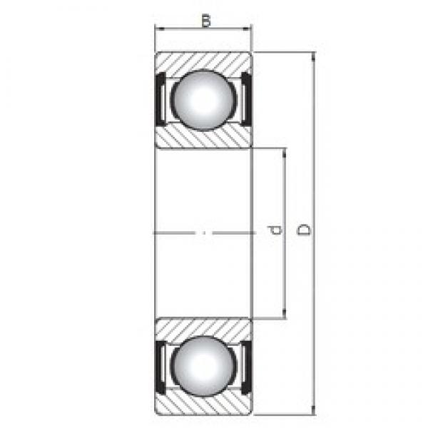 170 mm x 310 mm x 52 mm  ISO 6234 ZZ deep groove ball bearings #3 image