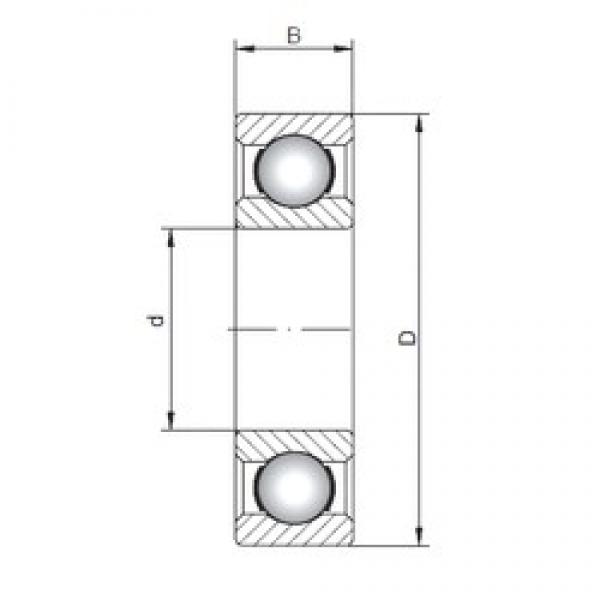 15 mm x 42 mm x 13 mm  ISO 6302 deep groove ball bearings #3 image