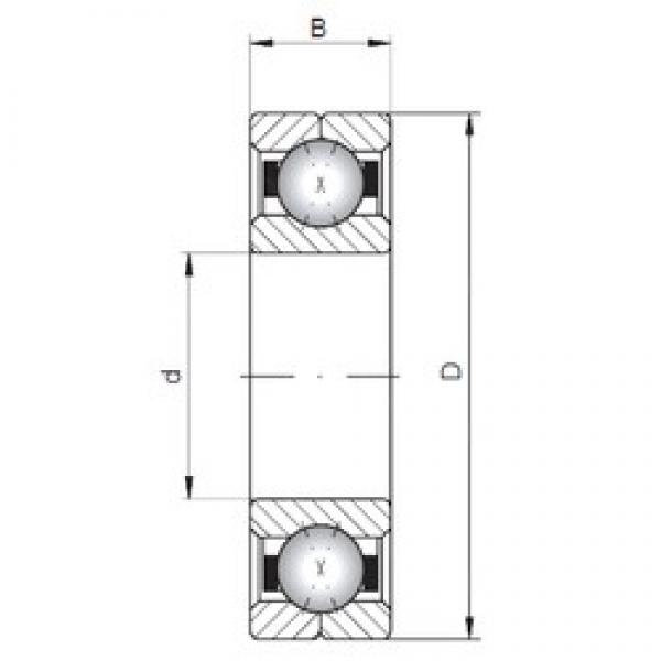 ISO Q1024 angular contact ball bearings #3 image