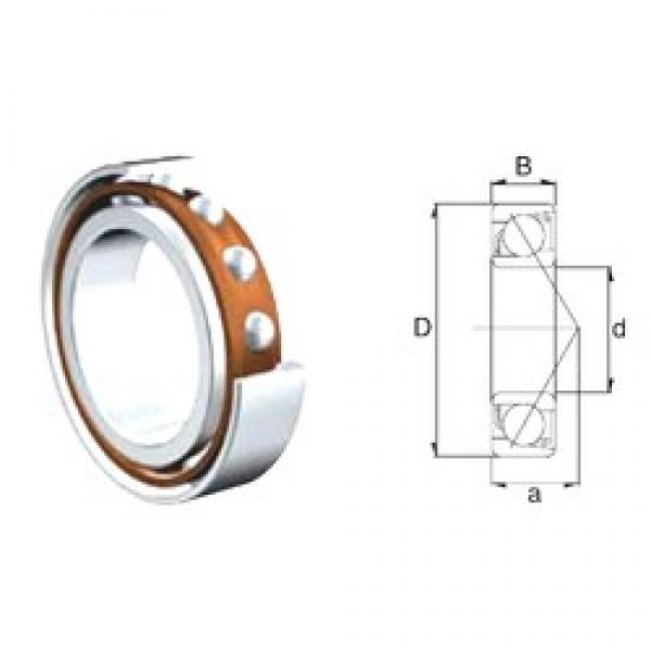 15 mm x 42 mm x 13 mm  ZEN 7302B angular contact ball bearings #3 image